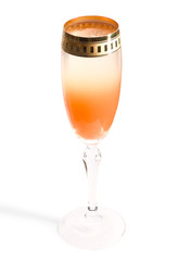 Unusual gradient cocktail, clipping path