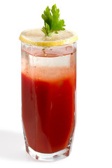 Nice double-layered cocktail, clipping path