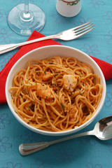 Spaghetti con le guance di pesce - Primi piatti -