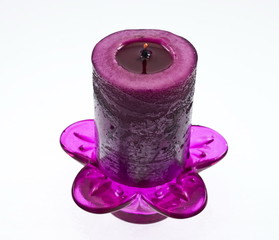 Violet candle