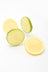 Fototapeta na wymiar Limette Zitrone