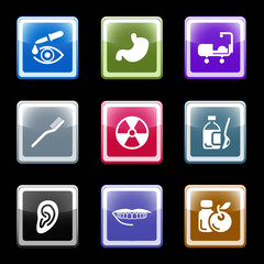 Color screen web icons, set 15