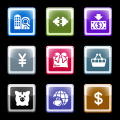 Color screen web icons, set 24