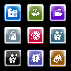 Color screen web icons, set 26