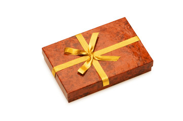 Gift boxes isolated on the white background