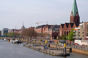 Blick auf die Schlachte, Bremen