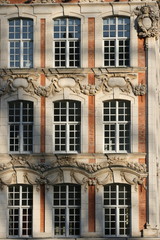 détail de fenêtres flamandes à Lille