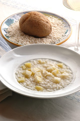 Riso con le patate - Primi piatti