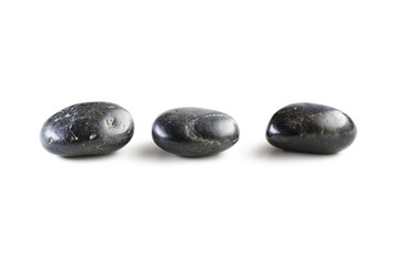 Black pebbles