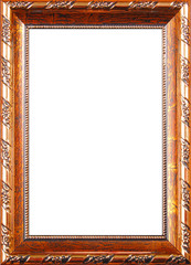 Antique frame whis gold ornament