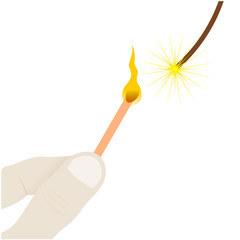 zündschnur anzünden