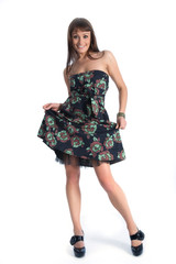 portrait of the brunette