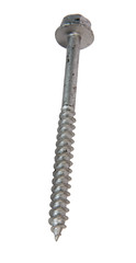 screw on white background