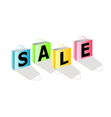 Vector sale sign