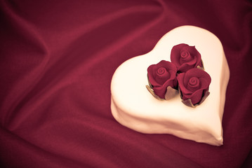 Valentine Roses Cake