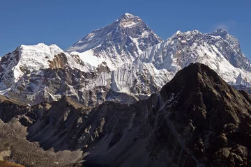 Fototapete Rund Top of the world Everest 8848 © Marina Ignatova