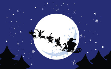Obraz na płótnie Canvas santa`s sleigh