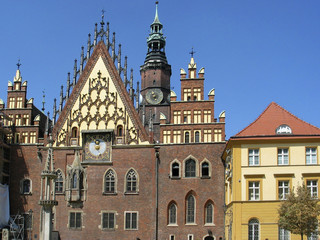 Obraz premium Wrocław, Urząd Miasta, Polska