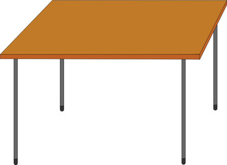 Fototapeta premium vector table isolated on a white background