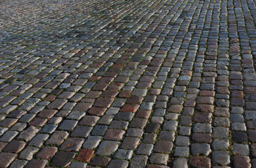 Hintergrund Kopfsteinpflaster