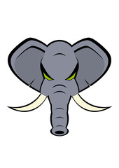 elefant kopf zeichen