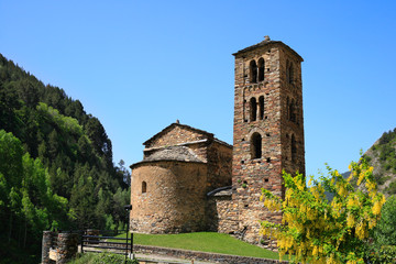Fototapeta na wymiar Sant Joan de Casella (Canillo, Andora)