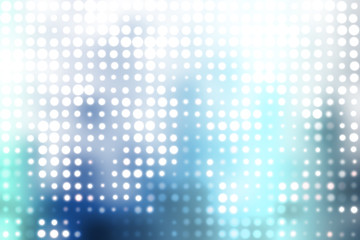 Blue and White Trendy Orbs Abstract Background