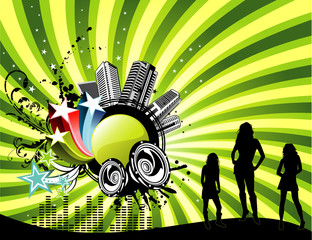 vector music illustration