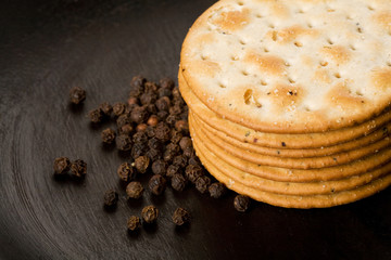 Stack of crackers