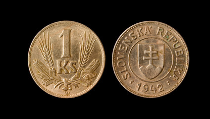 Slovenia coin of 1942