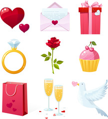 St. Valentine's Day Icons