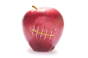 Green Stitched Apple