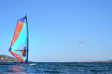 windsurf on the left