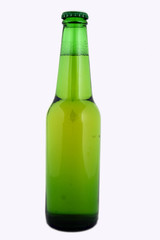beer in green bottle