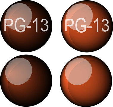 PG-13 buttons