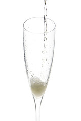Champagne glass celebration