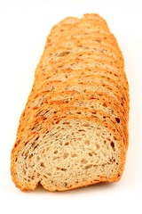Sliced traditional bread