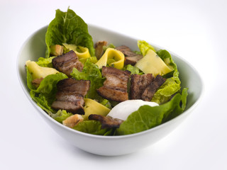 Healthy eating green salad