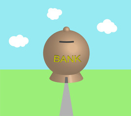 Salvadanaio-banca