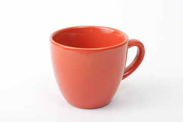 red coffee cup