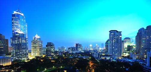 Gordijnen Bangkok at night © TMAX