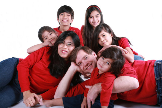 Large family of seven