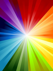 Obraz premium Rainbow Background