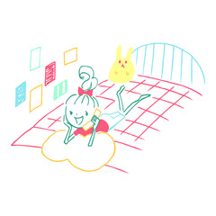 キッズ-携帯電話