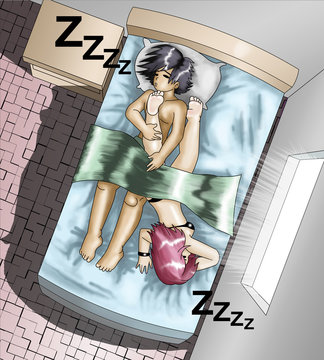 sleeping with girlfriend