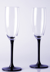 Two champagne flute