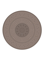 ancient disk - vector illustration
