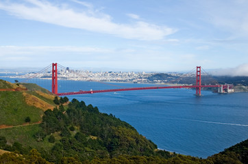 Golden Gate Bridge and San Francisco