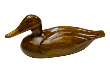 Wood Duck Decoy w/clipping path