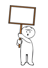 Heribert und das Schild